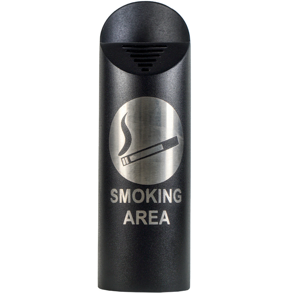 Posacenere In Acciaio Inox E Pelle Marrone - Diametro 11.5 Cm, Antiscivolo, Coperchio Antivento - Foto 4