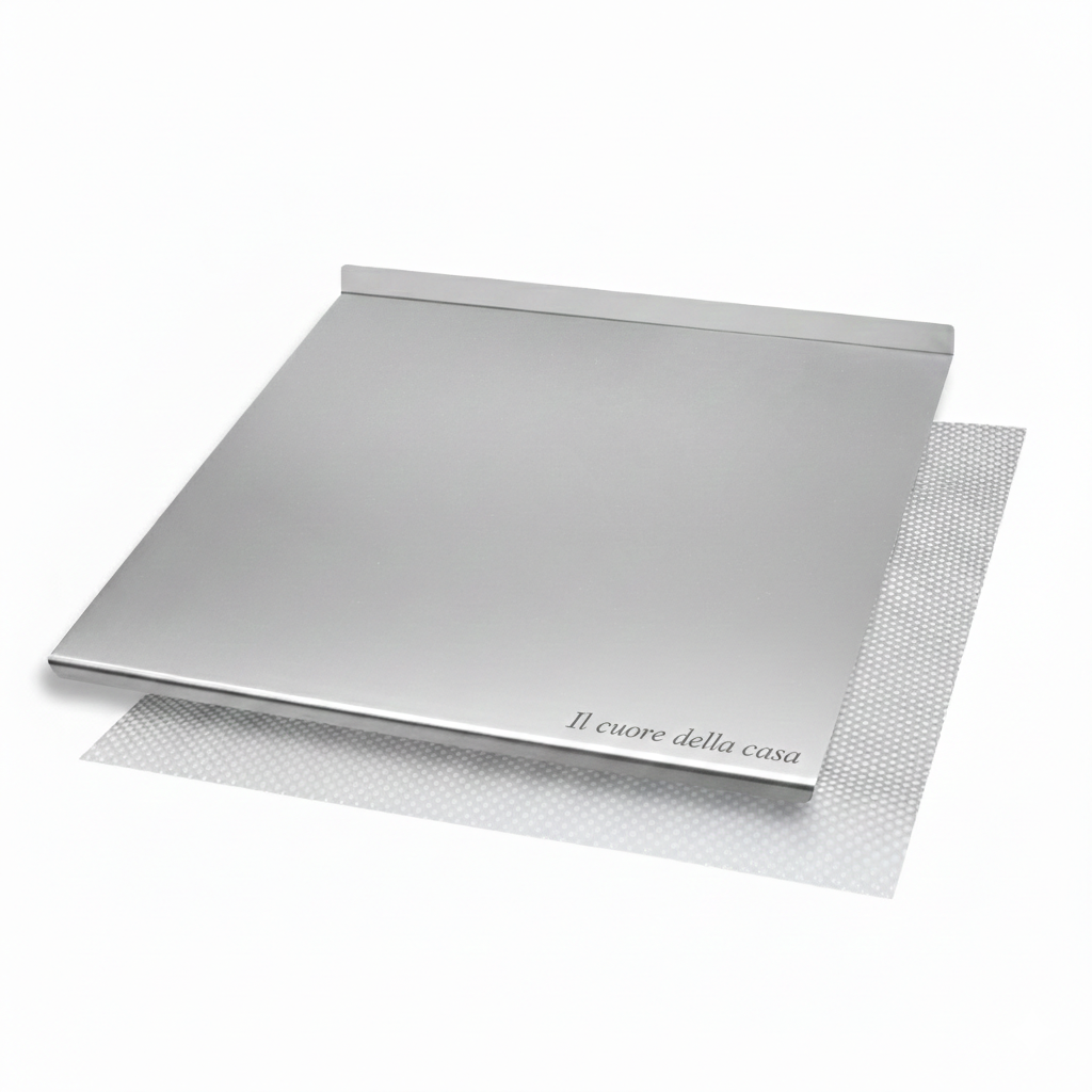 spianatoia inox con personalizzazione 
