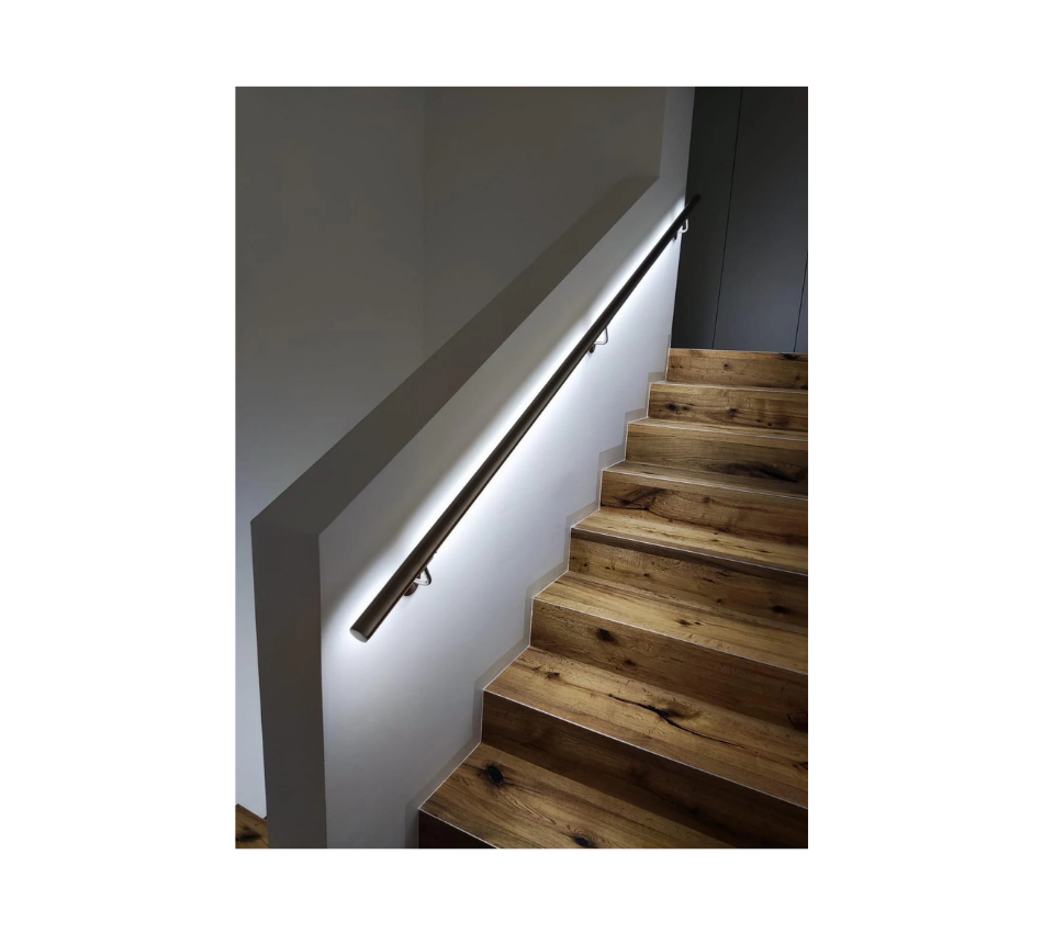 Corrimano in Acciaio Inox con Led