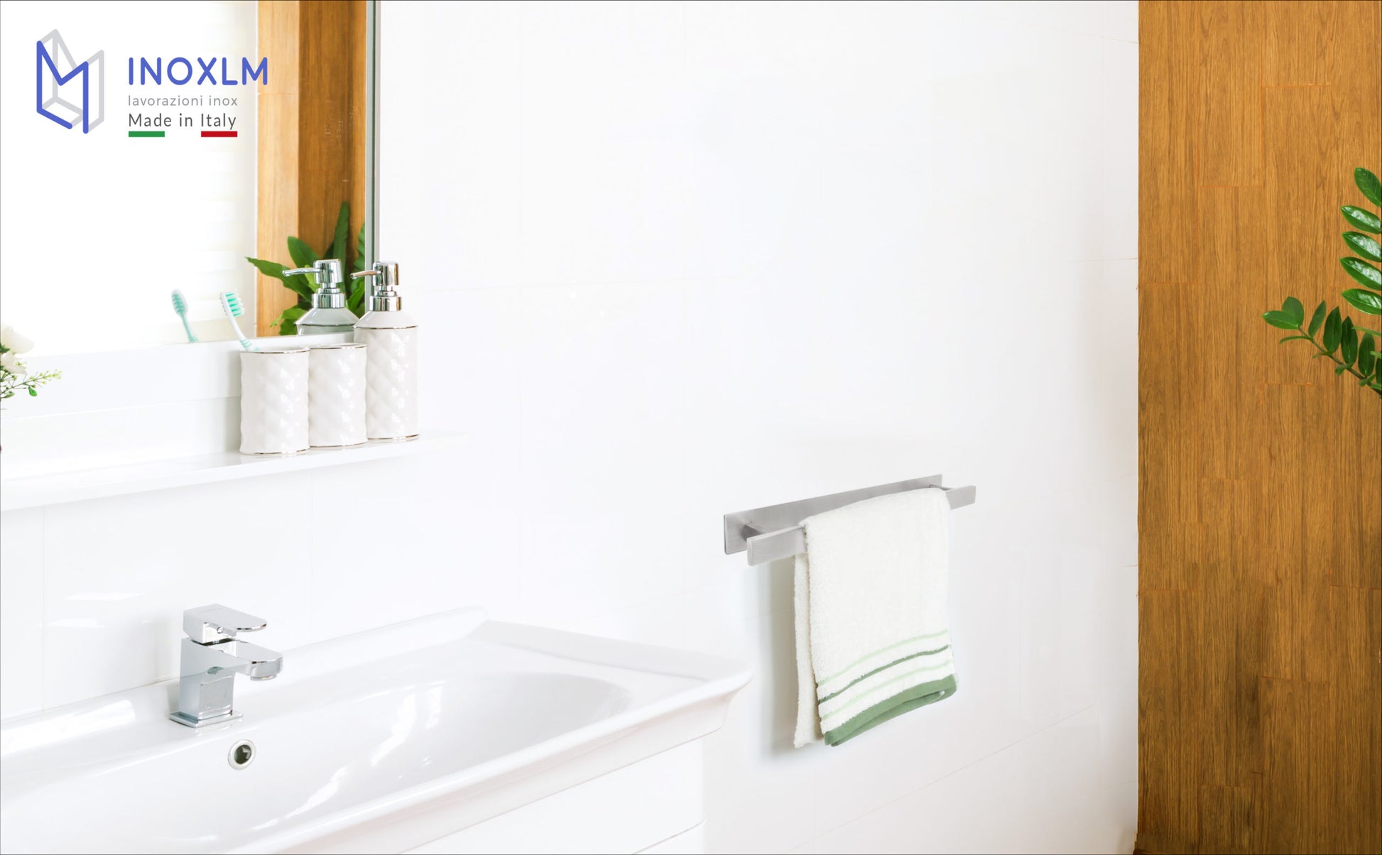 Porta Carta Igienica Con Ripiano - Acciaio Inox, Autoadesivo O Con Viti, Per Bagno, Argento - Foto 3