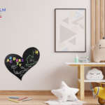 Mockup wall in the children's room,living room interior on wall white color background.3D rendering